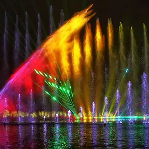 Attractive RGB Led Light Music Dancer Fountain Free Design Outdoor Large High Decorative Musical Dancing Water Fountain