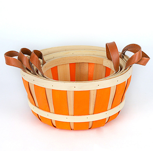 Best Selling Mini Picnic Woven Basket Bamboo Fruit Basket With Handle