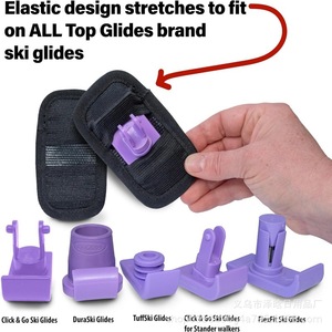 Zehan – couvre-pieds antidérapant pour marcheur, coussinet de protection universel 6x3cm pour marcheur bébé, poussette, aide à la marche, couverture coulissante - Product Image 5