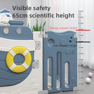 Parc pour bébés <span class=keywords><strong>Master</strong></span> Style Para Bebe Cartoon Corsair Indoor Hdpe Activity Center Grand parc pour bébés avec barrière de sécurité - Product Image 4