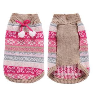 Wholesale Large Classic &amp; Cute Hand Knitted Winter Sweater Soft Plain Animal Fabric XXXL Pet <strong>Jumper</strong> in 12 Solid Colors for Dogs - Product Image 3