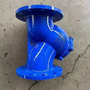 2024 New Type China Manufacturer Valve Ductile Iron Body Net Ss304 PN16 DN40 Size 1 5'' Y-strainer For Water Pipeline