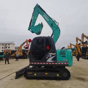 Mini excavateur d'occasion Caterpillar à pompe hydraulique SK75-3 Kobelco SK75 de 7 tonnes à vendre - Product Image 4