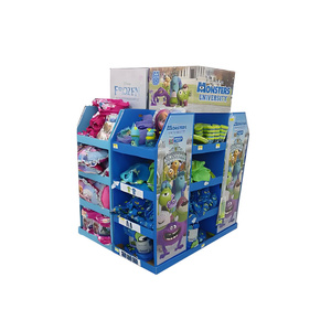 Soporte de exhibición PDQ de cartón corrugado de supermercado para promover alimentos/productos embotellados con comodidad - Product Image 5