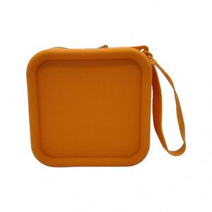 NH Custom Fashionable Silicone <b>Candy</b> Pattern Square Cosmetic Bag Waterproof Zipper Storage Pouch for Travel - Product Image 6