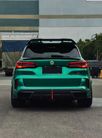 Diffuseur de pare-chocs arrière en fibre de carbone sèche préimprégnée pour BMW X5M F95, style AE, kit carrosserie aérodynamique de course, pièces de tuning
