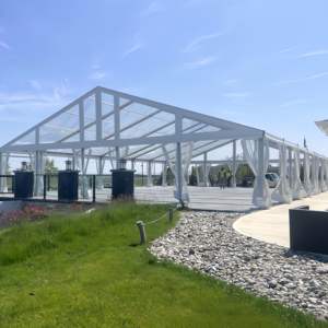 Tente de réception de <span class=keywords><strong>mariage</strong></span> en aluminium personnalisée de haute qualité Foerstine pour 300 personnes, grande tente de réception transparente robuste, <span class=keywords><strong>prix</strong></span> d'usine - Product Image 2