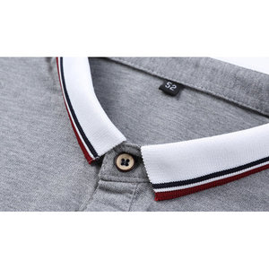 T-shirt Polo pour hommes, taille Plus, Logo personnalisé, décontracté, en coton, personnalisable, OEM, Style technique Gua, pas cher, 190g - Product Image 2