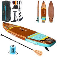Planche de paddle gonflable robuste 11' ISUP, planche de surf en PVC double couche, vente en gros, planche de SUP d'usine