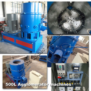 Máquina aglomeradora de película plástica de alta resistencia para reciclaje de PP PE LDPE con compactador densificador de alto rendimiento para <span class=keywords><strong>espuma</strong></span> EPE - Product Image 4