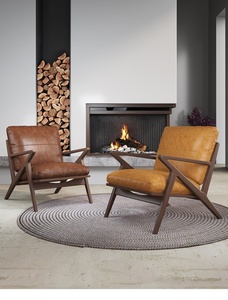 Fauteuil de salon nordique en bois massif avec dossier inclinable, style moderne vintage pour la maison, le bar, les loisirs, le salon et le balcon - Product Image 6