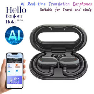 Écouteurs Open-Ear Bluetooth 5.4 sans fil avec affichage numérique, longue autonomie, non-réducteurs de bruit, TWS - Product Image 2