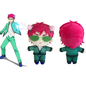 Peluche Saiki <span class=keywords><strong>Kusuo</strong></span> de 20 cm, inspirée de la série animée La vie désastreuse de Saiki K, jouet en peluche Kawaii pour Comic Con - Product Image 1