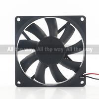 Nouveau Delta 5V 24V 48V DC 12V 0.17A AC EC 8015 80X80X15MM 8CM silencieux CPU deux fils ordinateur onduleur châssis AFB0812MB ventilateur de refroidissement