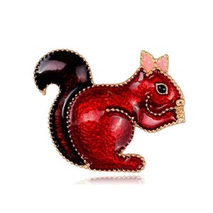 Broches de Ardilla con Brillantina y Diseño Animal para Niñas, Lindos y Elegantes, Joyería de Lujo para Mujeres y Damas - Product Image 1