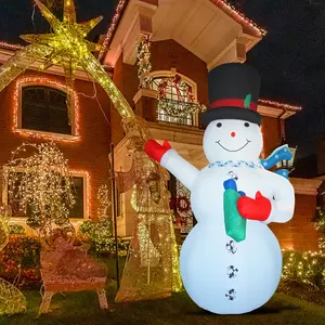 Top Sale Christmas Holiday Inflatable Yard Decoration Silk Screen Printing Inflatable Snowman Outdoor Christmas Decoration