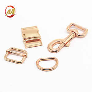 Fábrica de buena calidad de Metal personalizado fuerte accesorios para mascotas perro hebilla de <span class=keywords><strong>cuatro</strong></span> piezas conjuntos - Product Image 5