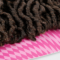 Cheveux au Crochet Pré-Bouclés 18 Pouces Déesse River Locs 48 Brins, Faux Locs Synthétiques avec Boucles aux Extrémités Style Bohème, T30#