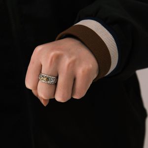 Anillo de Lujo con Amuleto Pixiu Chapado en Oro para Hombre y Mujer, Amuleto de la Fortuna, Atrae la Riqueza, Feng Shui, Ajustable, Joyería Budista Piyao - Product Image 6