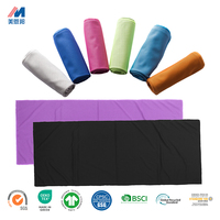 Serviette de sport respirante et rafraîchissante en microfibre douce de haute qualité, idéale pour la gym, la course à pied, la randonnée et le yoga