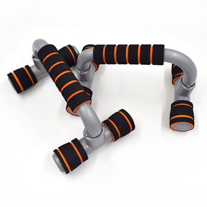 อุปกรณ์ออกกำลังกายที่บ้าน ด้ามจับโฟมบุนุ่ม บาร์วิดพื้นแบบนอนคว่ำ ป้องกันการลื่น โครงสร้างแข็งแรง ปรับได้ น้ำหนักเบา สำหรับการออกกำลังกาย - Product Image 1