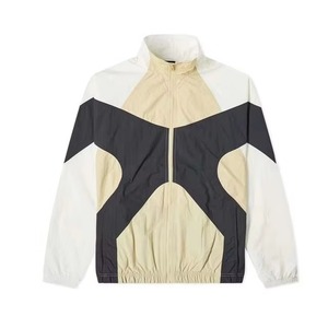 Windbreaker Set Unisex Spandex/Cotton 2 in 1 Design Hooded Elastic Waist Sporty Winter Plain Outdoor Clothing 220gsm - Product Image 4