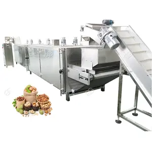 Industrial Sesame Spice Sunflower Seeds Hazelnut Toaster Chickpea Cashew Nut Cocoa Bean Roasting Continuous Peanut Roaster