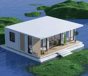 BOX SPACE Casa modular de 5 dormitorios Contenedor de paquete plano ensamblado portátil para apartamento pequeño o cabina <span class=keywords><strong>Porta</strong></span> - Product Image 2