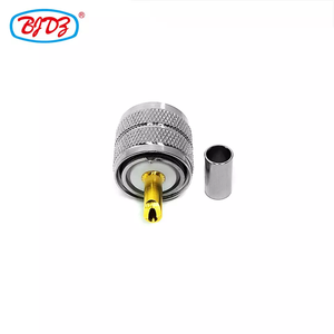 UHF مشدود PL259 موصل اقتران محوري للذكور RF لكابل RG58/BJR195 BJR200 RG400 - Product Image 6