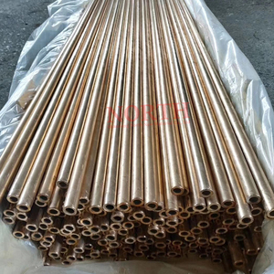 Tuyau/Tube Rond en Cuivre de Bonne Qualité, Cuivre Pur à 99,9%, Barre Ronde Solide en Cuivre, 1/4" 3/8" 1/2" 5/8", <span class=keywords><strong>Climatisation</strong></span> et Réfrigération - Product Image 5