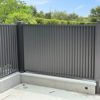 Valla de Privacidad de Aleación de Aluminio con Rejillas Horizontales/Verticales, Color Personalizado, Resistente al Óxido, Ecológica, Resistente al Agua, Modelado 3D