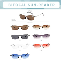 PP2607 lunettes de soleil classiques lunettes de lecture noires comme des lunettes de soleil fabriquées en chine
