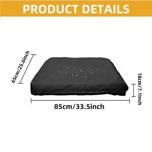 2025 nueva cama portátil de viaje para perros elevada para acampar, cama para mascotas autoinflable de verano para exteriores, cama inflable duradera de tela Oxford para perros - Product Image 2