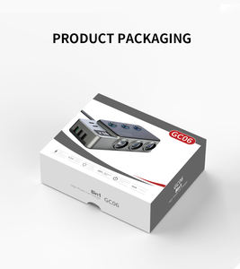 GXYKIT GC06, séparateur allume-cigare de <span class=keywords><strong>voiture</strong></span> à 3 trous, 3 ports USB, QC3.0, charge rapide, 12-24V, <span class=keywords><strong>chargeur</strong></span> de <span class=keywords><strong>voiture</strong></span> universel pour téléphone - Product Image 6