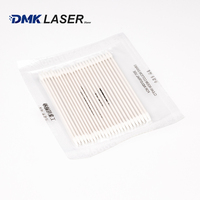Tampons de nettoyage de lentilles laser DMK Embouts en coton non pelucheux à tête plate pour miroir de lentille de protection laser