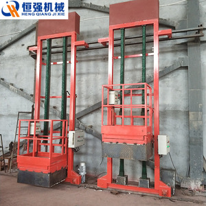 Plateforme élévatrice 3D, capacité 500 kg, base 1400x400 mm, plateforme de travail industrielle avec garde-corps pour cabines de peinture et sablage - Product Image 2