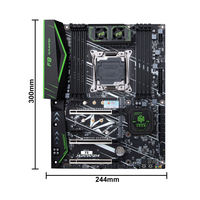 Placas Base HUANANZHI X99 F8 DDR4, Plataforma LGA2011-3, Procesador para Juegos de PC, Admite un Máximo de 256 GB de RAM