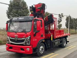 รถเครน CLW Foton 8 ตัน บูมตรง กล้องมองหลัง เครื่องยนต์ดีเซล เกียร์อัตโนมัติ ระบบไฮดรอลิกเต็มรูปแบบ ยกได้ 20 เมตร - Product Image 2