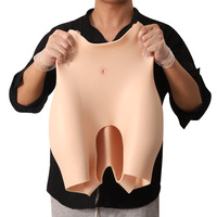 Sous-vêtements africains en silicone 100% pour grosses fesses Culotte rembourrée pour les hanches et l'amélioration de la forme Pantalon en silicone pour les fesses Faux fesses