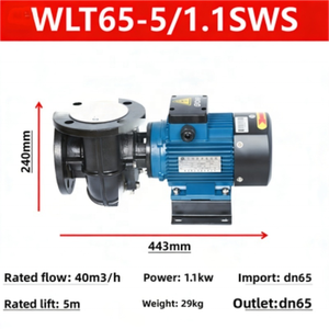 Pompes de tour de refroidissement horizontales CNP série WLT à faible empreinte, moteur 1,1 kW 220 V/380 V, pour circulation d'eau en tour de refroidissement fermé - Product Image 1