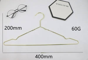 ローズゴールドプレミアムステンレス鋼ランドリーコートハンガー金属ワイヤー布服用高級スーパーマーケット用品 - Product Image 6