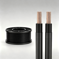 Cable THHN THWN de 10, 12 y 14 AWG, conductor de cobre trenzado, aislamiento de PVC y revestimiento de nailon, cable eléctrico