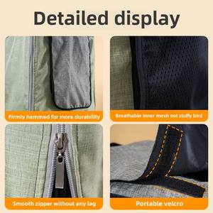 <span class=keywords><strong>Cage</strong></span> à oiseaux moderne et cool perroquet Couverture de luxe solide et motif animal coupe-vent vêtements d'ombrage pour oiseaux et chats en été - Product Image 4