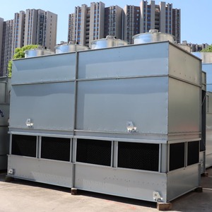 Torre de Enfriamiento Metálica Híbrida de Flujo Contrario con Bomba y Motor, Sistema de Enfriamiento de Agua Industrial con Certificación CTI para Centros de Datos - Product Image 4