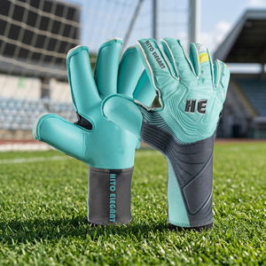 Offre Spéciale gants de gardien de but professionnel protéger Latex tricot Football Football gants de gardien de but en caoutchouc injecter sangle amovible - Product Image 4