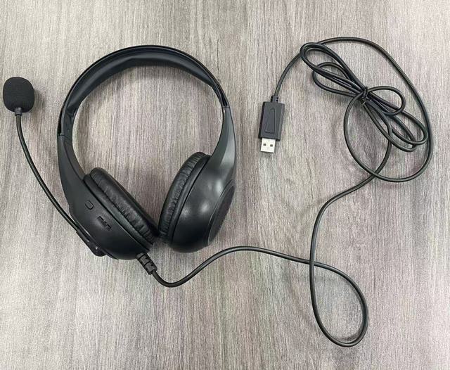 Clear Sound Quality Wired Headset for Office Use  Customer Service Center Headphones  with Mic Siberia S5