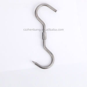 Bán Buôn Thêm-Dày Thịt Móc Dày Dày Thép Không Gỉ Thịt Lợn Slaughterhouse Lớn Thịt Bò Móc Thịt Ba rọi Ham S Hình Chỉ Móc - Product Image 1