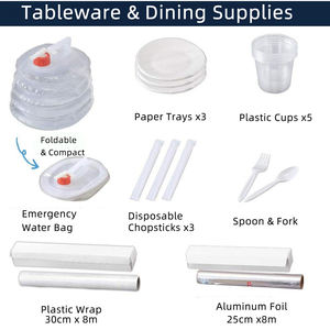 Kit de Primeros Auxilios de Emergencia para Terremotos de 33 Piezas, Kit de Prevención de Desastres Personal, Botiquín de Primeros Auxilios para Acampar y Hacer Senderismo al Aire Libre - Product Image 6