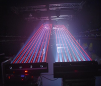Spectacle de lumière laser disco DJ DMX512 Animation RGB Lumière laser de boîte de nuit