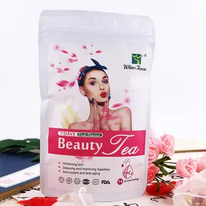 7-day fruit flavored beauty tea and whitening tea herbal detox for female Skin Care